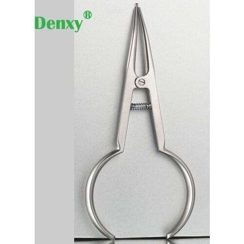 Denxy 1pc dental Orthodontic Elastic Plier Orthodontic Pliers Ligature Plier dental tools elastic ring to separate teeth gap