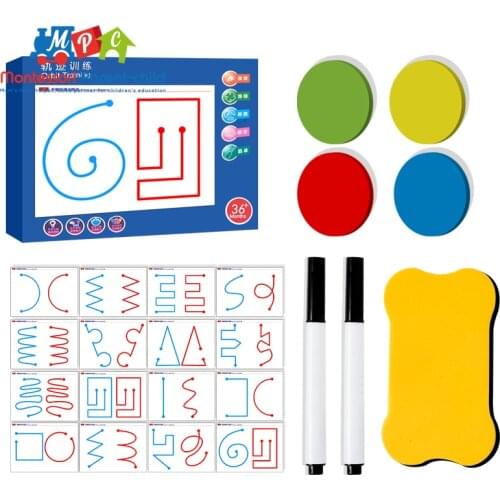 Trajectory Training Drawing Educational Toys for Children Learning Early Education Montessori Birthday Gift