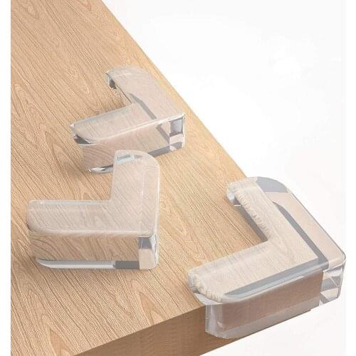 Corner Protectors, 4 Pack Large and Thick Strong Ahesive Corner Guards Safety Corner Protectors for Kids