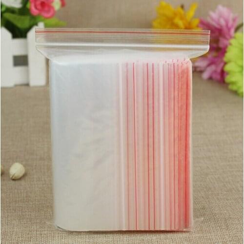 23*33cm reclosable clear and natural large plastic zipper bags A4 size clear plastic bags