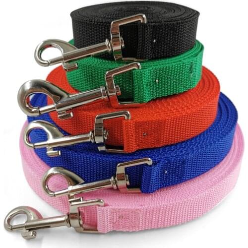 1.8M/3M/6M/10M Dog Leash Nylon Rope Webbing Pet Dog Leash Out Traction Rope Medium and Large Puppies Kitten Safety Belt