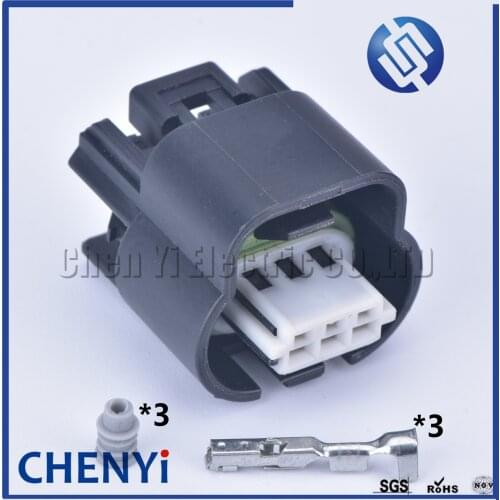 1 set 3 pin car waterproof auto connector (white zip) 1.5 female 15326556 automotive electrical plug wiring connector auto part