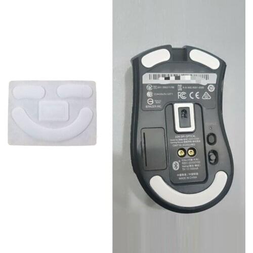1 Pack Esports Tiger Gaming ICE Version Mouse Skates Mouse Feet for RAZER DeathAdder V2 PRO Mouse White Glides Curve Edge