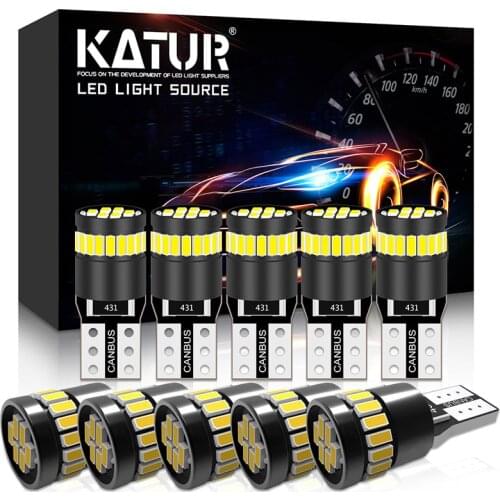 10x T10 W5W LED Canbus Bulbs 168 194 led Parking Lights For Granta Kalina Niva Priora Vaz Largus 4x4 Xray 2107 2110 Lada Vesta