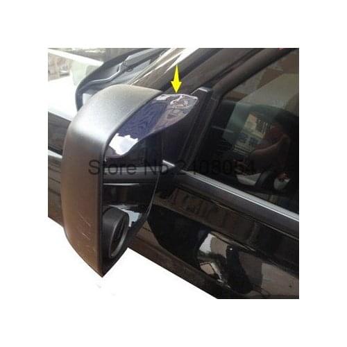 2 pcs/lot Car Rear view Mirror sticker rain eyebrow for Toyota prius avensis corolla rav4 auris yaris verso Camry accessories