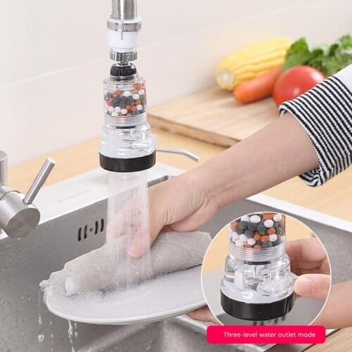 3 Modes Faucet Aerator Moveable Flexible Tap Head Shower Diffuser Rotatable Nozzle Adjustable Booster Faucet Kitchen Accessories