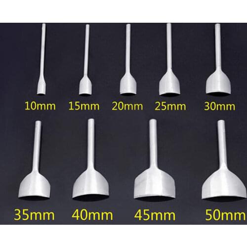 9pcs DIY 1/4 Handwork Leather Tool Belt Round Fillet Shaped Punch Tail Cut Round Belt Punch 10-50mm