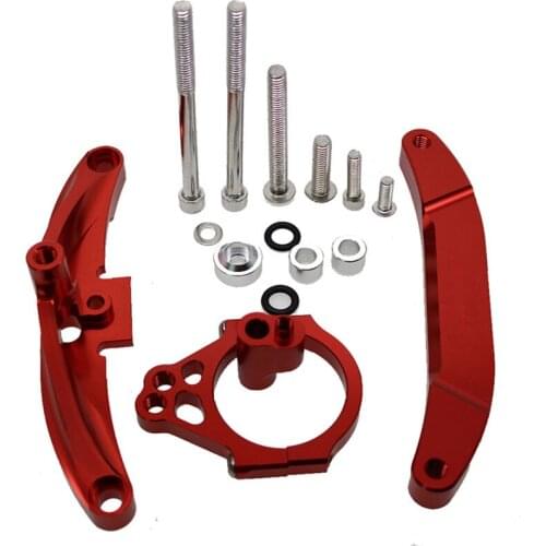 For Yamaha FZ1 FAZER 2006 - 2015 2007 2008 09 CNC Aluminum Motorcycle Steering Stabilizer Damper Mounting Bracket Support Kit