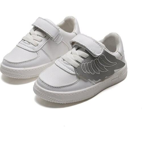 Childrens Sneakers Shoes Boys And Girls Fashion Casual Non-slip Soft Bottom Sneakers Wing Style Dress Toddler Shoes