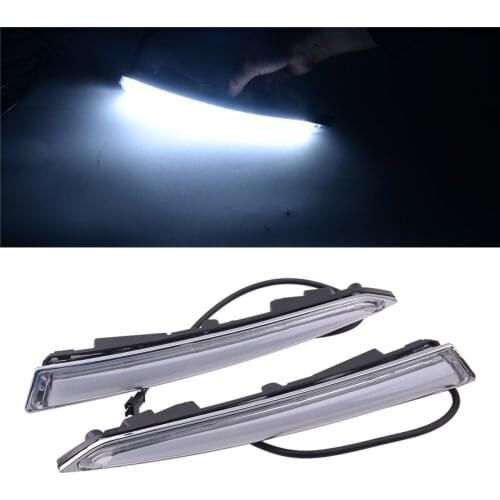 CITALL 2pcs LED DRL Daytime Running Driving Light Turn Signal Fog Lamp Fit For Ford Kuga Escape 2013 2014 2015 2016