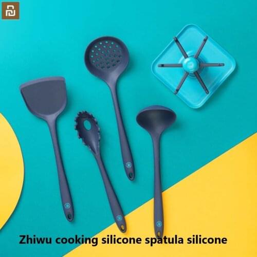 Zhiwu cooking silicone spatula silicone kitchenware food grade silicone cooking heat resistant non stick silicone kitchenware