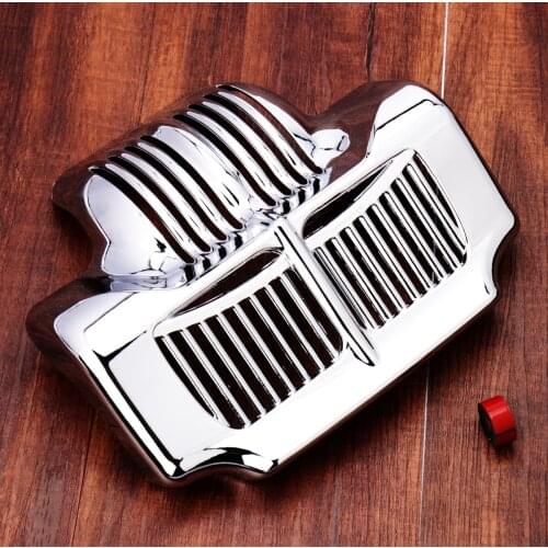 Motorcycle Stock Gloss Black Oil Cooler Cover For Harley Touring Road King Electra Street Glide Trike FLHX FLHT FLTR 2011-2015
