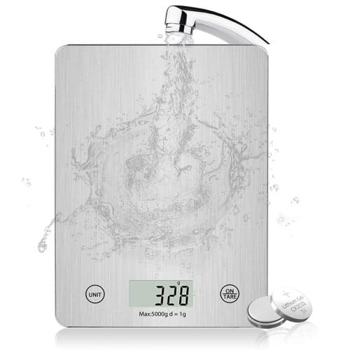 Ataller Multifunction Digital Kitchen Food Scale Perfect For Cooking Baking Waterproof Tempered Glass Measures in Grams Ounces
