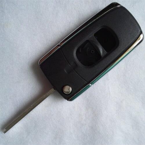 DAKATU 2 Buttons Modified Flip Folding Remote Key Shell Fob Case Fit For Mazda M3 M6 323 Car Key Cover Housing