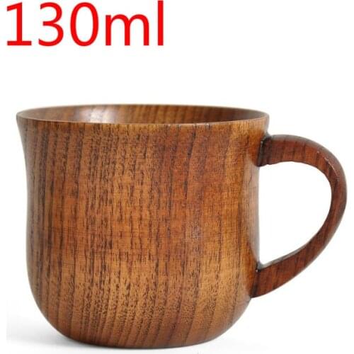 New Heat-resistant Coffee Mug Double Glass Cup Wooden Milk Beer Espresso Coffee Cup Tea Cup Whiskey Cups Beer Cup Drinkware