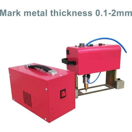Pneumatic Dot Peen Marking Machine portable Chassis Numbers dot pin engraving machine Metal Number dot pin stamp machine 14040