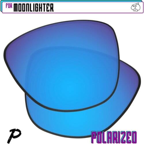 EZReplace Polarized Replacement Lenses for - Oakley Moonlighter Sunglasses - Blue P