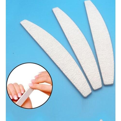 5Pcs/Lot Professional Nail File 100/180 Sanding Buffer Block Pedicure Manicure Buffing Polish Tools Nail Files Grey Boat