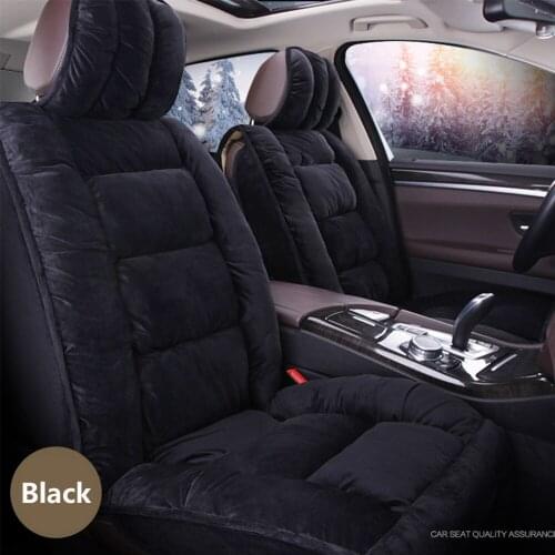 SOGLOTY Plush Universal Car Seat Covers for Renault all models captur kadjar fluence Captur Laguna Megane Latitude duster