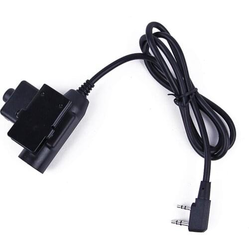 Baofeng Tactical Headphone U94 Headset PTT Military Radio for Kenwood 2 Pin Black For baofeng, almost all: Uv5r, bf-480/490/320