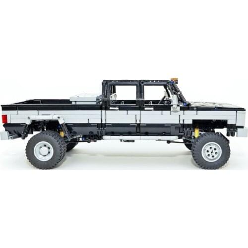 Technology building block mechanical gear MOC-26919 Silverado roadster remote control assembly toy boy gift