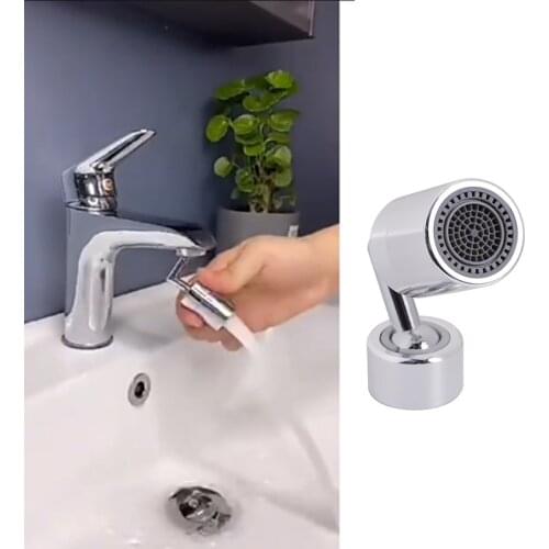 Universal swivel faucet convenient anti-splash extender bubbler