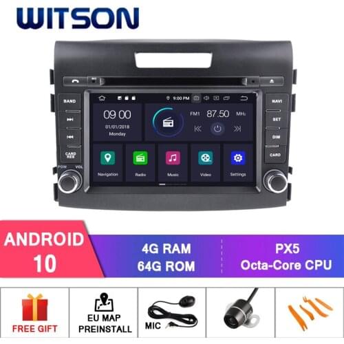 WITSON Android 10 CAR DVD GPS FOR HONDA NEW CR-V 2012 Car Multimedia Player Stereo AutoAudio GPS Navigation DVD Video