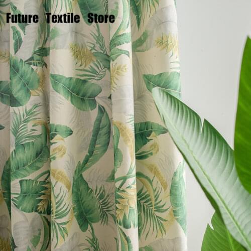 Curtains for Living Room Bedroom Curtains Selling Modern Boutique Simple Cotton Printing Curtain Window Screen Fabric