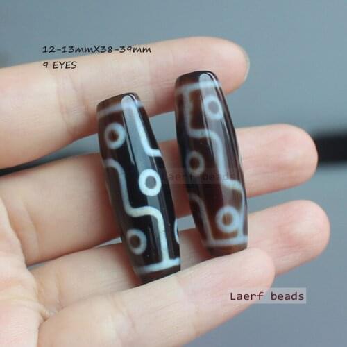 1Piece ,Many patterns, 12-13X38-39mm Natural Tibet Agate Dzi Oval Loose Beads ,Wholesale For DIY Jewellery Free Shipping