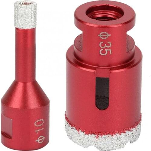 1 pc Vacuum Brazed Drill Core Bit Professional Hole saw Hole Cutter 10mm/35mm M14 Diamond Drilling Bit Woodworking Drill bit