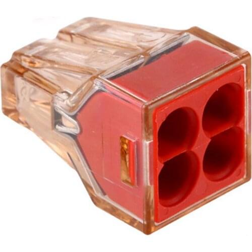 50pcs 773-604 Original connector, led connector, COMPACT Splicing Connectors; 4 CON; 100% Original