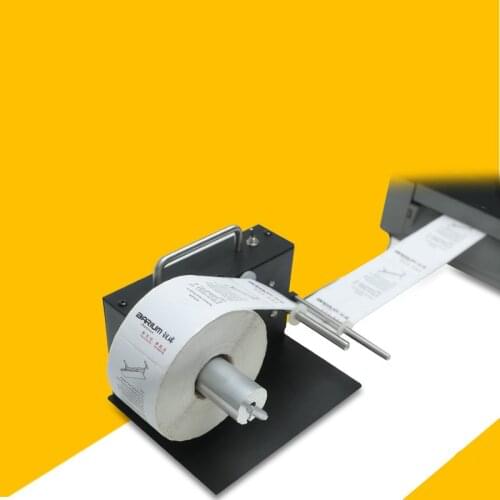 Automatic label rewinding machine barcode label two-way rewinding machine 180MM