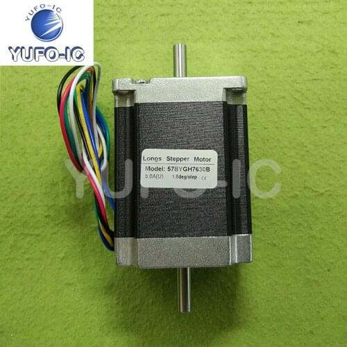 Free Ship 1pcs 57 Stepper Motor 57BYGH7630 Two-Phase Six-Lane 1.9N 3A DC