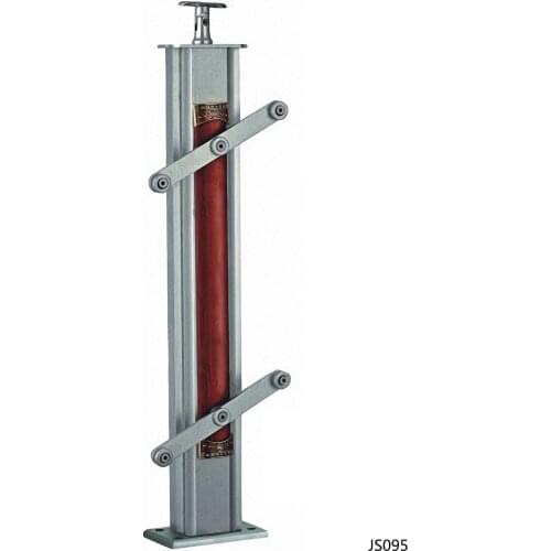 Freeshipping 950mm JS095 Column Customade Floor Mount Newel Handrail Armrest Post Pillar Pole for Staircase