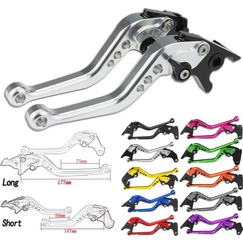 Long & Short Motorcycle CNC Adjustable Brake Clutch Levers For Honda CBR650F CB650F 2014 2015 2016 CBR650 CB650 F CBR CB 650