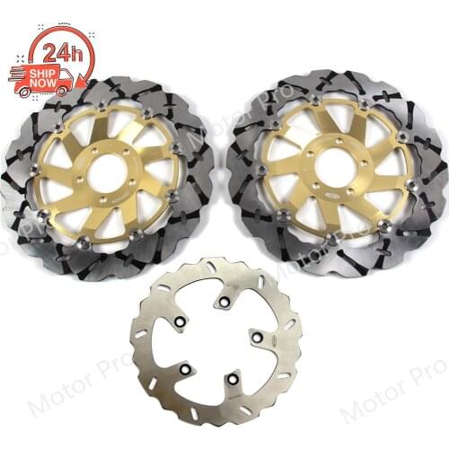 For Kawasaki ZRX1200R 2001 - 2006 Front Rear Brake Disc Disk Rotor Kit Motorcycle ZRX 1200 R ZRX1200 1200R 2002 2003 2004 2005 S