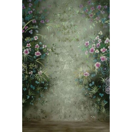 10x20ft/3x6m Hand painted spring scenic Muslin photo Backgrounds Photography Studio Backdrops flower Muslin Backdrop wedding