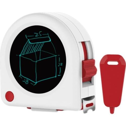 Tape Measure with LCD Screen Writing Tablet Drawing Board Measuring Tape 5m 16ft