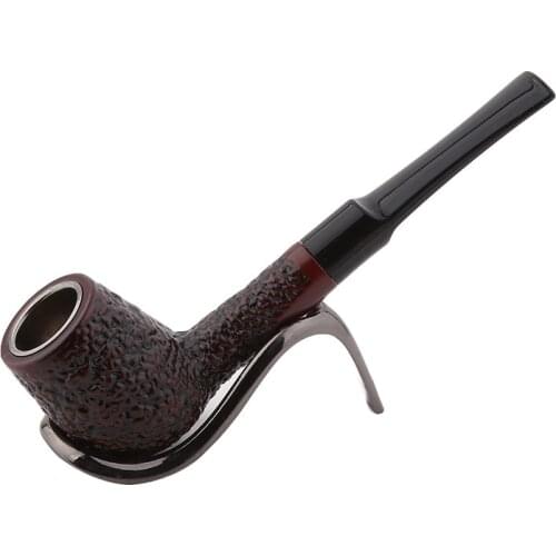 Classic Vintage Straight Smoking Pipe Household Portable Tobacco Cigarette Pipe Handmade Carved Smoking Set Fashion Gifts