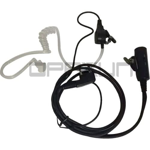 OPPXUN Air Tube Acoustic Earphone Headset PTT VOX for Kenwood Walkie Talkie Baofeng TH D7 F6 UV 5R 5RE 8 8D B5 A52 BF-F8 Plus