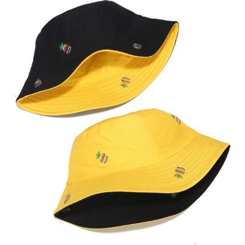 Double Side 2020 Bucket Hat Panama Man Women Outdoor Sports Hip Hop Cap Floral Summer Cotton Fishing Sun Hat For Newest Hats