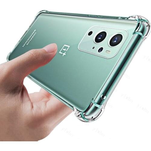 Transparent Phone Cases for Oneplus 9 Pro 8T Shockproof Silicone TPU Cover 1+ One Plus Nord N200 N10 N100 CE 5G Soft Back Cover
