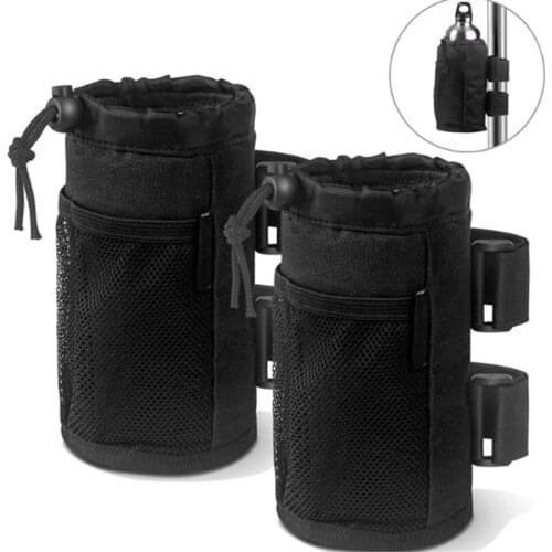 Bike Sport Water Bottle Carrier Pouch Portable Cycling Handlebar Riding Kettle Bag Bike Handlebar Stem Bag Bicycle Accessories