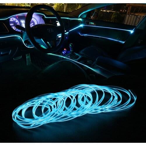 5M Car Interior Lighting LED Strip Decoration For Peugeot 206 207 208 301 307 308 407 408 508 607 2008 3008 4008 5008 RCZ