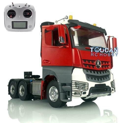 Tractor Truck LESU 1/14 RC Metal 6*6 Chassis Hercul ESC Cabin Radio Sound THZH0818-SMT5