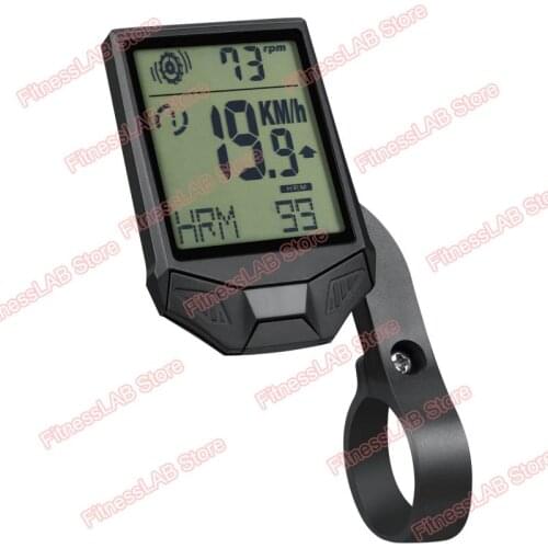 Bike Computer 2.5 inch LCD Speedometer Bicycle Computer Speed Cadence Sensor Heart Rate Monitor Rainproof Cycling MTB Odometer