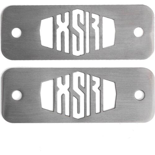 1Pair Motorcycle Accessories Stainless Fuse Box Top Plates For YAMAHA XSR900 XSR 900