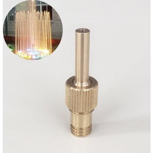 1 Piece Water Curtain Brass Fountain Jet Nozzles Male Thread 6mm 8mm 10mm 12mm