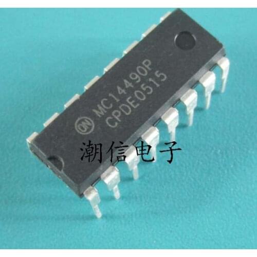 10cps MC14490P DIP-16