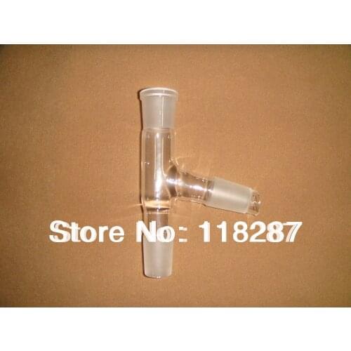 3-Way 75 degree Distillation Connecting Adapter with 24/29 joint,lab glassware